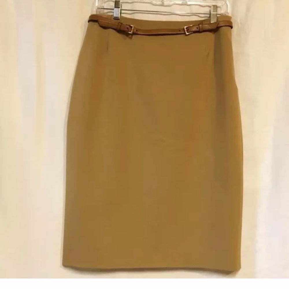Prada Belted Pencil Skirt Sz. 6